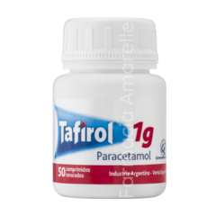 TAFIROL - PARACETAMOL 1 GR FRASCO x 50 COMPRIMIDOS