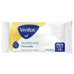 VERITAS JABON DE GLICERINA HIPOALERGENICO SIN PERFUME - PACK FAMILIAR x 3U.