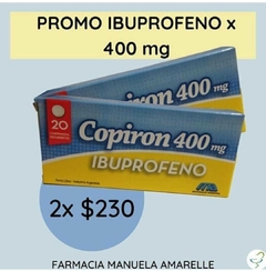 IBUPROFENO COPIRON 400 mg. x 20 COMPRIMIDOS - OFERTA 2X1