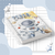 Livro do Bebê + Caderneta de Vacinação - Astronauta Afetivo 01 - Art Plena - Papelaria Personalizada