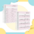 Caderneta de vacinas personalizada - Safari Menina - Art Plena - Papelaria Personalizada
