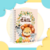 Livro do Bebê + Caderneta de Vacinação - Safari Menino Afetivo 03 na internet