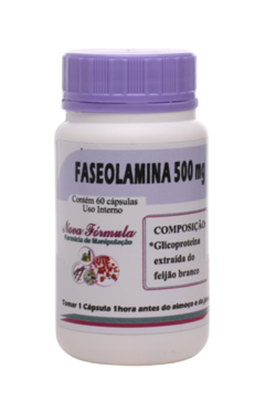 Faseolamina 500mg com 60 cápsulas - comprar online