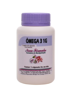 Ômega 3 1000mg com 60 cápsulas - comprar online