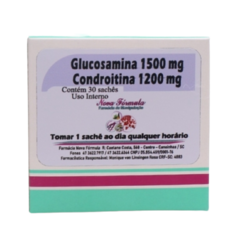 Glucosamina 1,5g + Condroitina 1,2g com 30 sachês sabor laranja, para o Tratamento da Artrite, Artrose, Dores nas Articulações. - comprar online