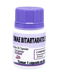 DMAE BITARTARATO 250 MG 30 CÁPSULAS - comprar online