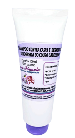 SHAMPOO PARA DERMATITE SEBORREICA DO COURO CABELUDO 120 ML - comprar online