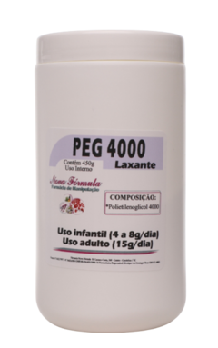PEG 4000 com 450 gramas (Para quem tem Intestino Preso) - comprar online