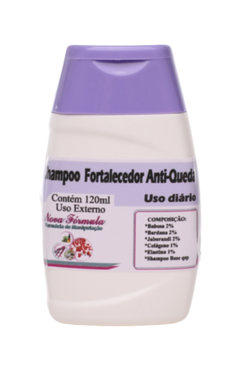 Shampoo Fortalecedor Anti-Queda com 120 ml