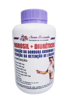 MOROSIL + DIURETICOS NATURAIS ( Redução da Gordura Abdominal + Redução da Retenção de Líquidos) com 30 doses