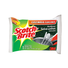 Esponja Limpeza Pesada Salva Unhas Scotch-Brite