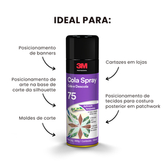 Cola Spray 75 Cola e Descola 3M - comprar online