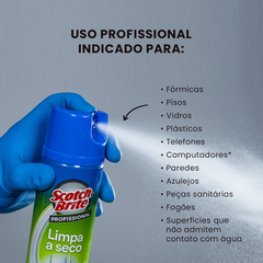 Limpa a seco scotch brite 400ml na internet