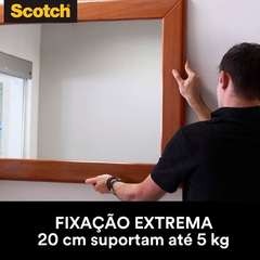 Fita Dupla Face 3M Scotch Fixa Forte Fixação Extrema - comprar online
