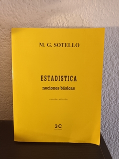 Estadistica (usado, hojas sueltas, completo, subrayado con fluo) - M. G. Sotello