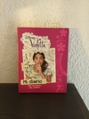 Mi diario (usado, un par de hojas con detalles) - Violeta