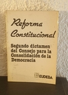 Reforma Constitucional segundo dictamen (usado, detalle de mala apertura) - UBA
