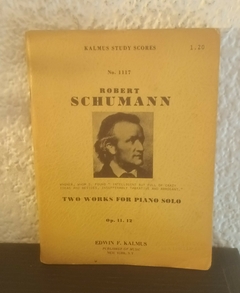 Two Works for piano Solo (usado, contratapa rota) - Schumann