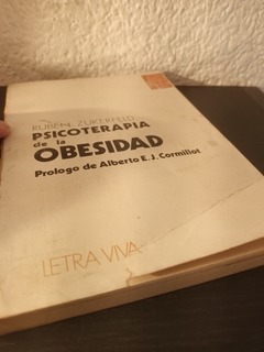 Psicoterapia de la obesidad (usado, tapa despegada) - Ruben Zukerfeld en internet