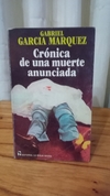 Crónica De Una Muerte Anunciada (usado) - Gabriel Garcia Marquez
