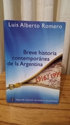 Breve historia contemporánea de la Argentina (usado) - Luis Romero