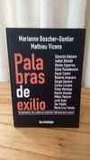 Palabras De Exilio (usado) - Marianne Boscher Y Otro