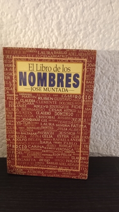 El libro de los nombres (usado) - Jose Muntada
