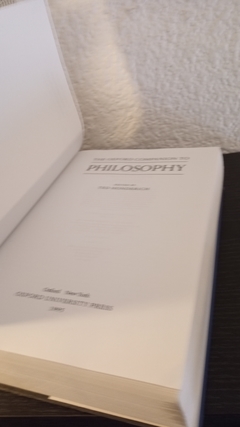 The oxford companion to Philosophy (usado, muy pocas hojas marcadas, 2 o 3) - Ted Honderich - comprar online