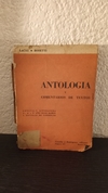 Antología y comentrarios de textos (usado, canto dañado) - Lacau Roseti