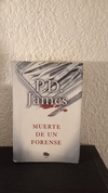 Muerte de un forense (usado, dedicatoria) - P. D. James