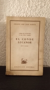 El conde Lucanor (usado, detalle en tapa, hojas manchadas, totalmente legible.) - Infante Don Juan Manuel
