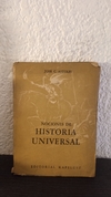 Nociones de Historia Universal (tapa despegada) - José C. Astolfi