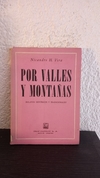 Por valles y montañas (usado, tapa despegada) - Nicandro H. Vera