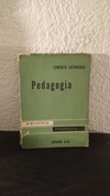 Pedagogía (usado, tapa rota despegada) - Lorenzo Luzuriaga