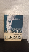 En dialogo 1 Borges (usado, bordes de paginas amarillo) - Osvaldo Ferrari