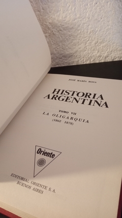 Historia Argentina Tomo 7 (usado) - José María Rosa - comprar online