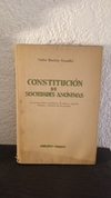 Constitucion de Sociedades Anonimas (usado) - Carlos Emerito Gonzalez - comprar online