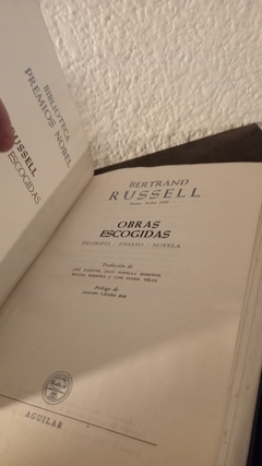 Obras escogidas Russell 1 (usado) - Bertrand Russell en internet