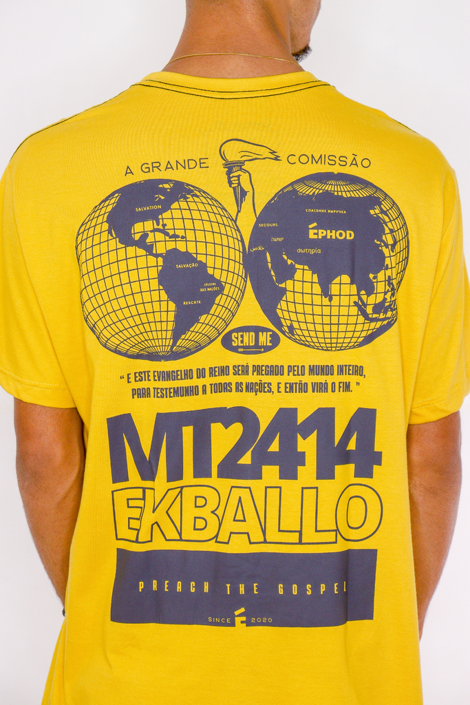 Camiseta Em Tempos de Ódio - Mostarda