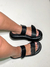 LEANDRA - sandalia flatform birken preto