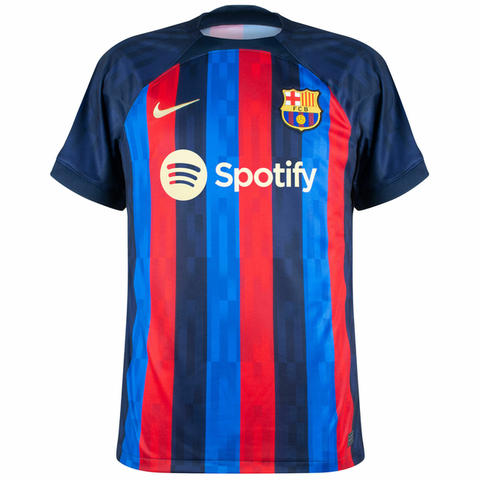 Camisa Barcelona Home 22/23-Torcedor Nike Masculina- Azul e Vermelho