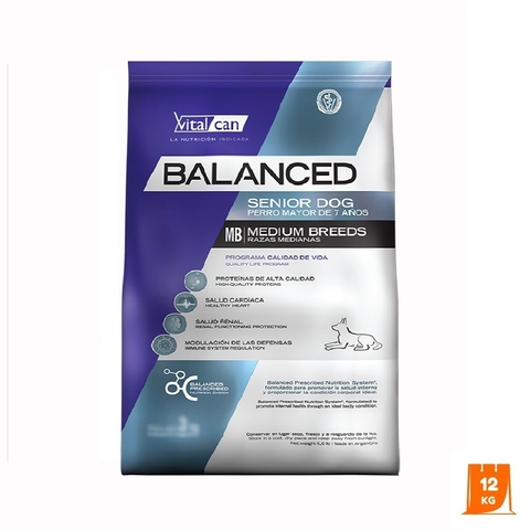 Alimento Balanced Perro Senior Raza Mediana