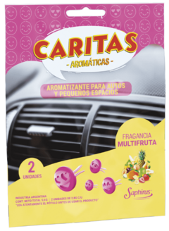 CARITAS AROMATICAS PARA AUTO MULTIFRUTA