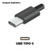 Cabo de Dados Tipo C x USB PVC 2.4A / 1MT VQ-D135 Preto Letron na internet