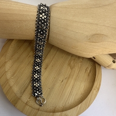 pulseira prata bali 5 pikun 4 coração 1,5 cm x 17 cm - comprar online