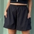 short Panti preto / linho com viscose na internet