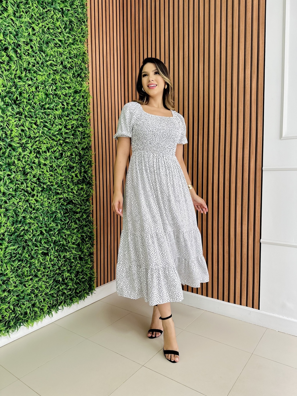 Vestido hotsell midi chique