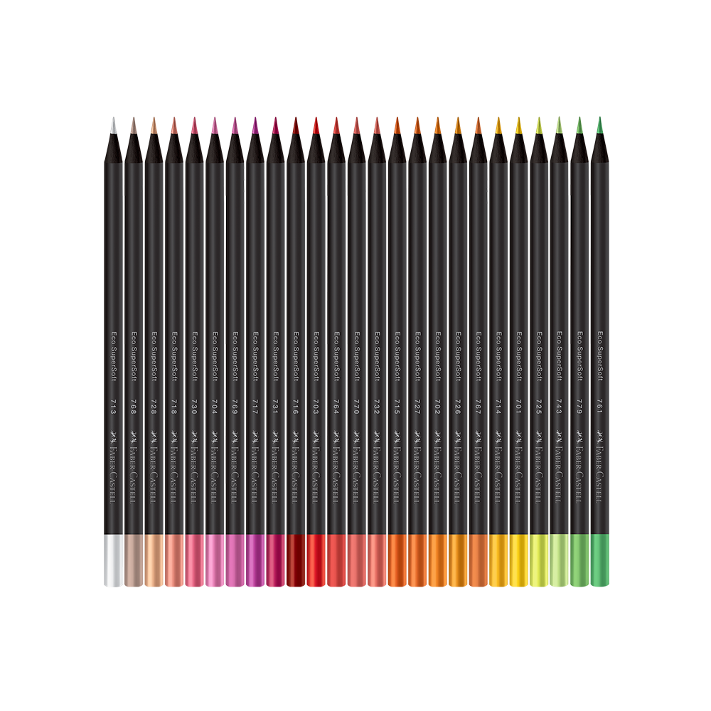 Lápis de Cor Supersoft Faber-Castell 100 cores