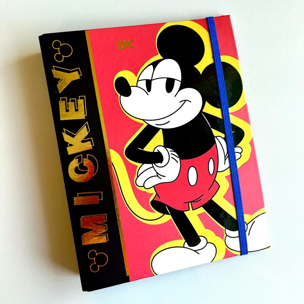 Caderno Argolado Fichário Mickey Disney DAC | Tamanho Universitário ou  Colegial