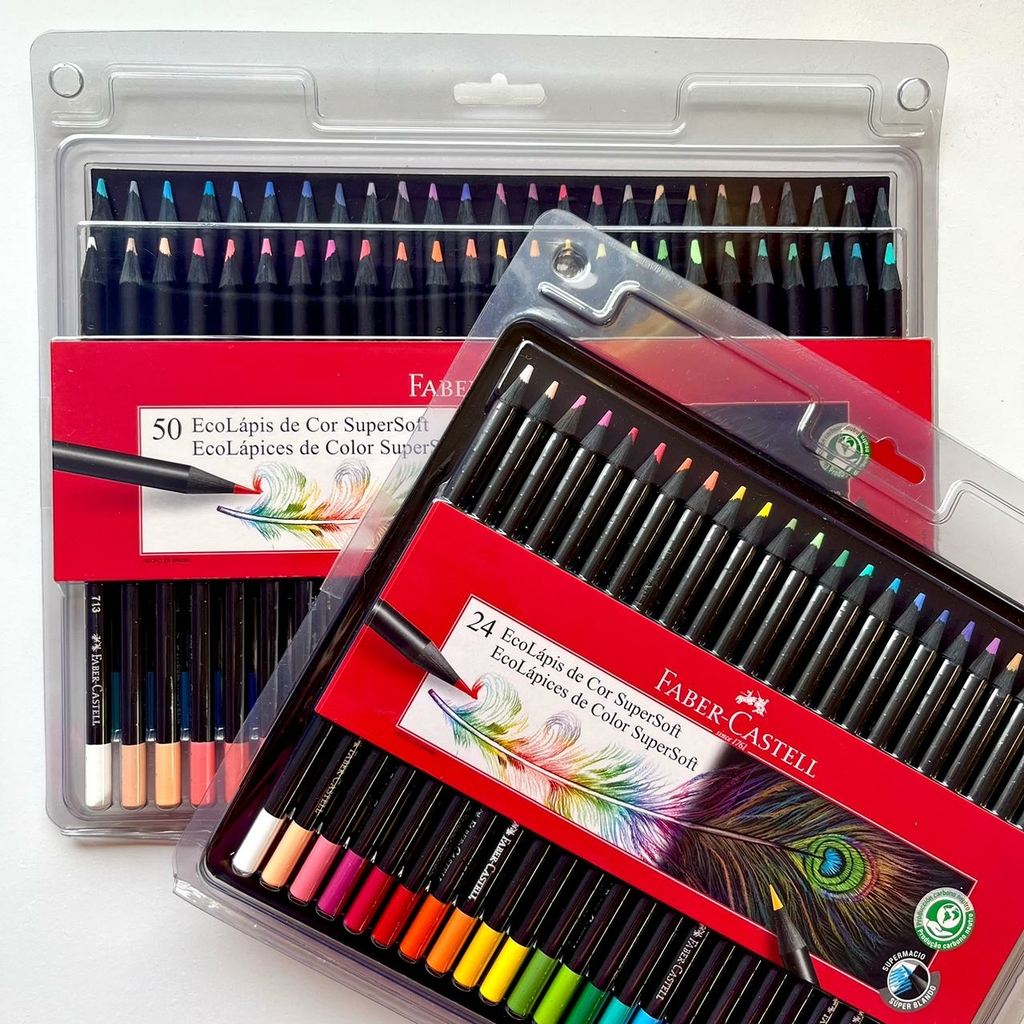 24 Colores SuperSoft Faber-Castell